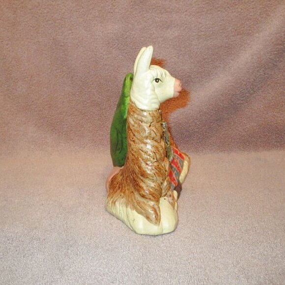 3D Peruvian LLAMA Inca INCENSE Smoker CANDLE Holder ART POTTERY Machu Picchu - Picture 5 of 10